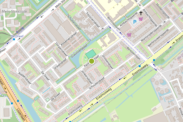 Ambulance-melding op Pachtersdreef, Den Haag op 31 mei, kaart-overzicht
