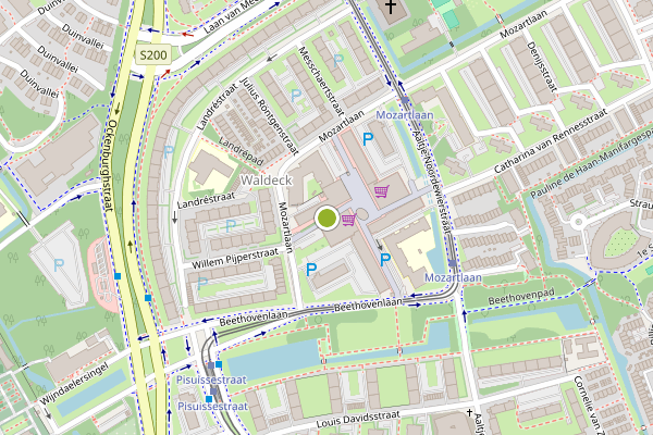 Ambulance-melding op Alphons Diepenbrockhof, Den Haag op 31 mei, kaart-overzicht