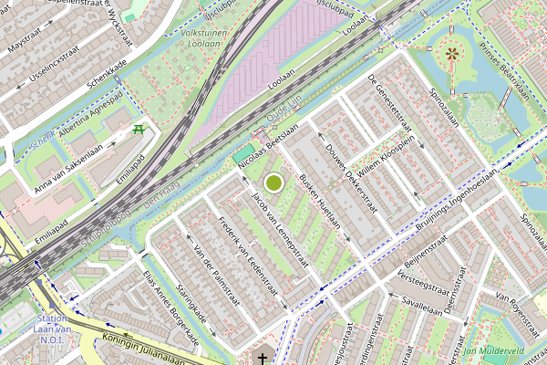 Ambulance-melding op Herman Heijermanshof, Voorburg op 31 mei, kaart-overzicht