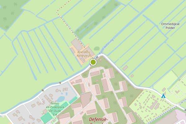 Ambulance-melding op Maaldrift, Wassenaar op 1 juni, kaart-overzicht