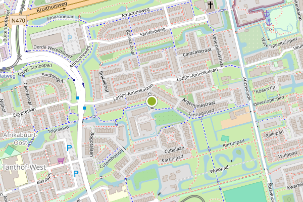 Ambulance-melding op Chilipad, Delft op 31 mei, kaart-overzicht