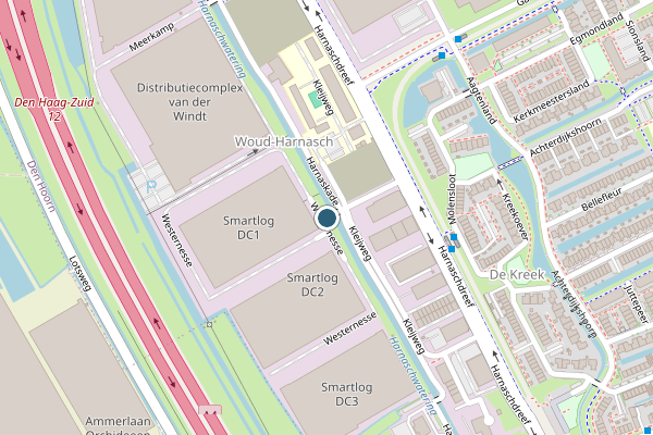 Politie-melding op Westernesse, Den Hoorn ZH op 1 juni, kaart-overzicht