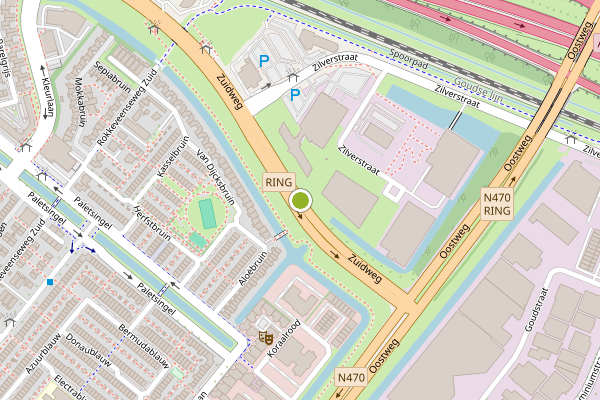 Ambulance-melding op Zuidweg, Zoetermeer op 1 juni, kaart-overzicht