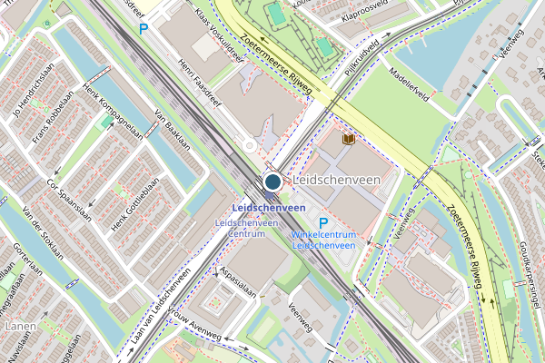 Politie-melding op Laan van Leidschenveen, Den Haag op 1 juni, kaart-overzicht