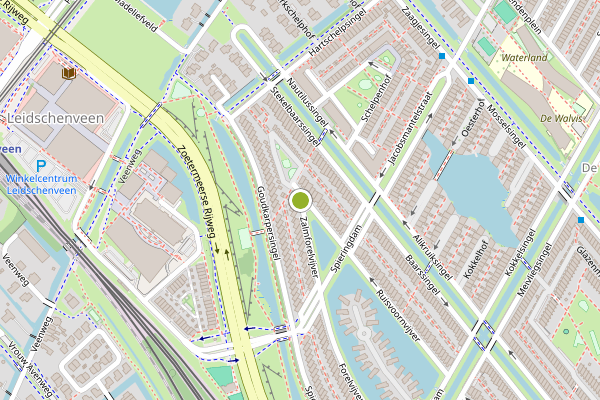 Ambulance-melding op Zalmforelvijver, Den Haag op 1 juni, kaart-overzicht
