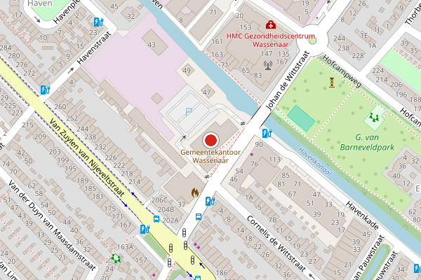 Brandweer-melding op Johan de Wittstraat, Wassenaar op 2 juni, kaart-overzicht