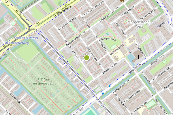 Ambulance-melding op Schoonoordstraat, Den Haag op 2 juni, kaart-overzicht