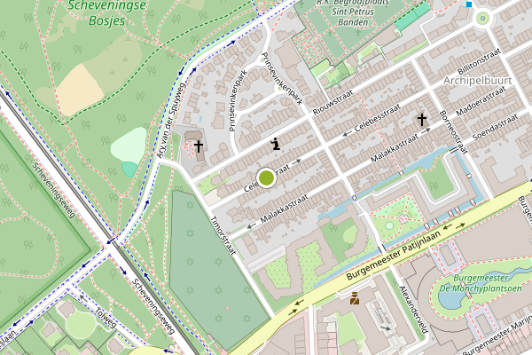 Ambulance-melding op Celebesstraat, Den Haag op 2 juni, kaart-overzicht
