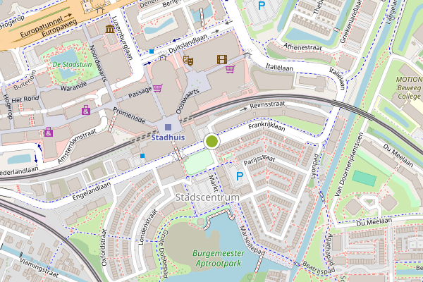 Ambulance-melding op Frankrijklaan, Zoetermeer op 2 juni, kaart-overzicht