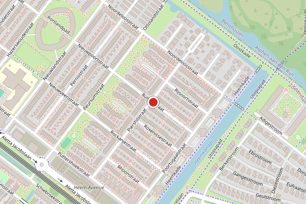Brandweer-melding op Ruivenstraat, Zoetermeer op 2 juni, kaart-overzicht