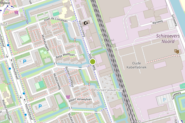 Ambulance-melding op Vulcanusweg, Delft op 2 juni, kaart-overzicht