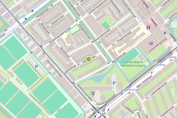 Ambulance-melding op Valthestraat, Den Haag op 2 juni, kaart-overzicht
