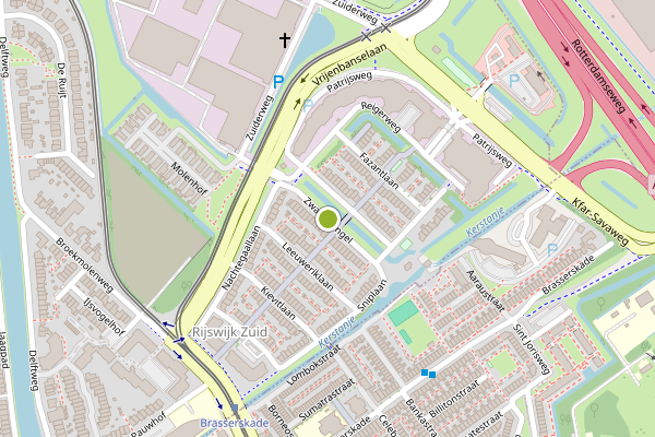 Ambulance-melding op Zwaluwsingel, Rijswijk op 2 juni, kaart-overzicht