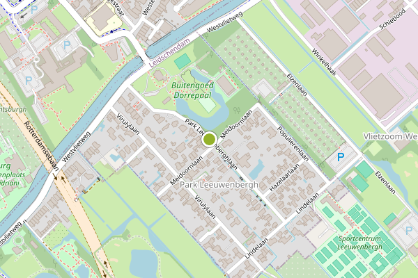 Ambulance-melding op Park Leeuwenberghlaan, Leidschendam op 2 juni, kaart-overzicht