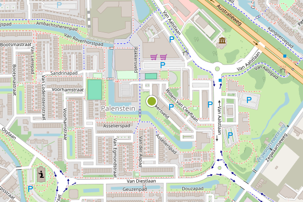 Ambulance-melding op Rakkersveld, Zoetermeer op 2 juni, kaart-overzicht