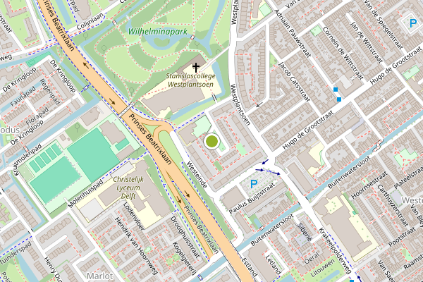 Ambulance-melding op Jacob Gilleshof, Delft op 2 juni, kaart-overzicht