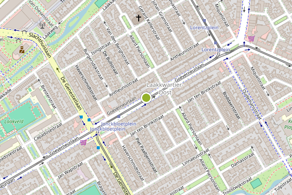 Ambulance-melding op Goeverneurlaan, Den Haag op 3 juni, kaart-overzicht