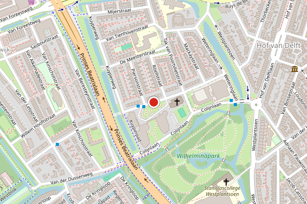 Brandweer-melding op Cort van der Lindenstraat, Delft op 3 juni, kaart-overzicht