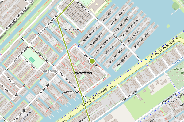 Ambulance-melding op Stiemensvaart, Den Haag op 3 juni, kaart-overzicht