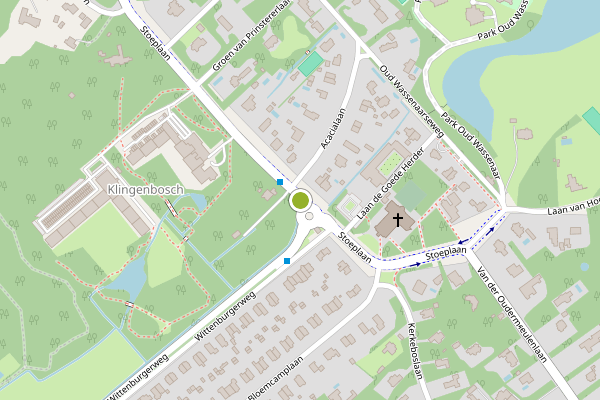 Ambulance-melding op Stoeplaan, Wassenaar op 3 juni, kaart-overzicht