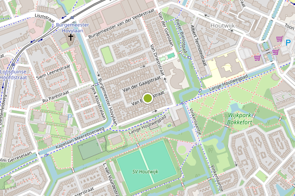 Ambulance-melding op Van Elburgstraat, Den Haag op 3 juni, kaart-overzicht