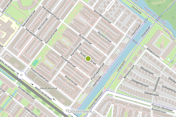Ambulance-melding op Roxenissestraat, Zoetermeer op 3 juni, kaart-overzicht