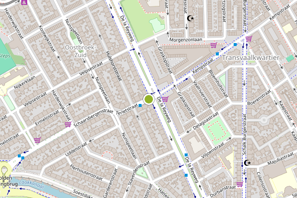 Ambulance-melding op Terletstraat, Den Haag op 4 juni, kaart-overzicht