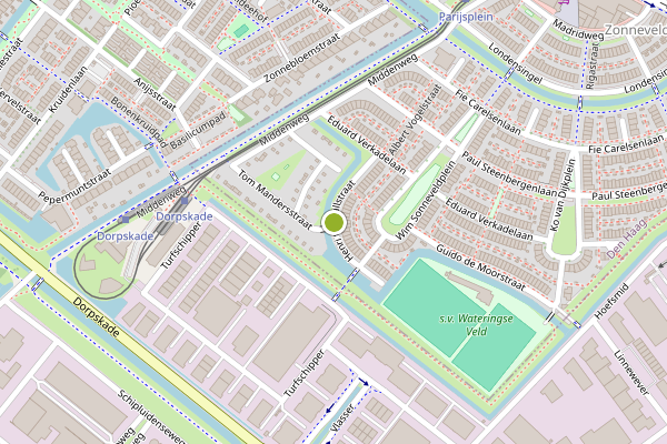 Ambulance-melding op Henri ter Hallstraat, Den Haag op 4 juni, kaart-overzicht