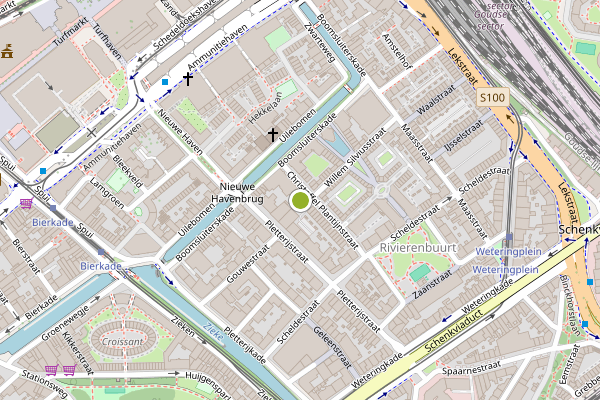 Ambulance-melding op Christoffel Plantijnstraat, Den Haag op 4 juni, kaart-overzicht