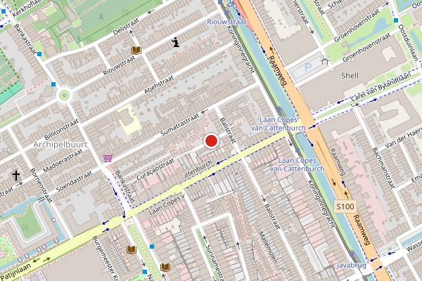 Brandweer-melding op Curacaostraat, Den Haag op 4 juni, kaart-overzicht