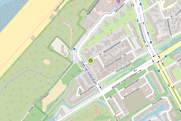 Ambulance-melding op Westkapellelaan, Den Haag op 4 juni, kaart-overzicht