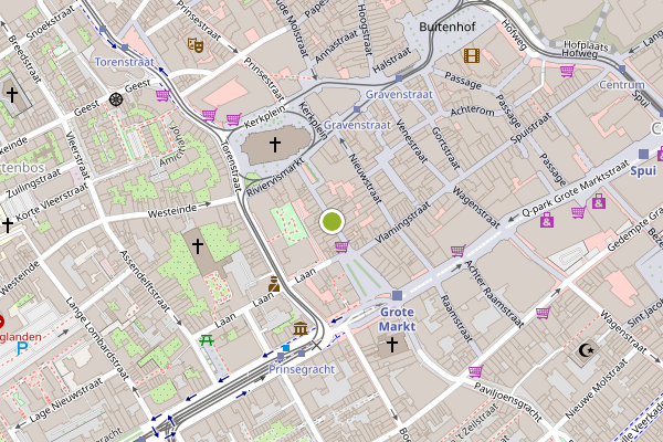Ambulance-melding op Nieuwe Schoolstraat, Den Haag op 4 juni, kaart-overzicht