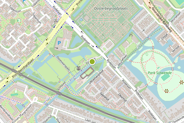 Ambulance-melding op Essepad, Voorburg op 4 juni, kaart-overzicht