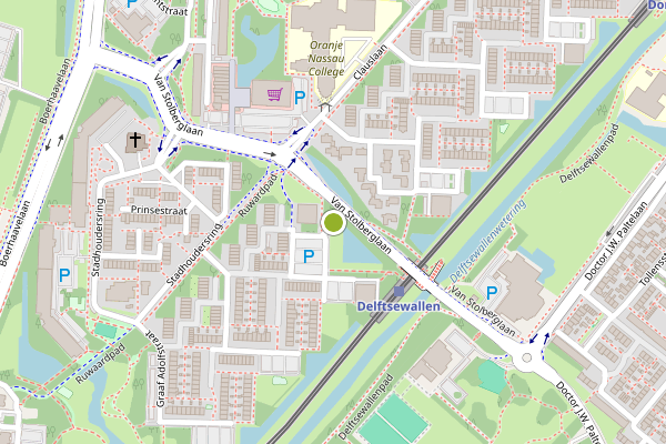 Ambulance-melding op Graaf Janstraat, Zoetermeer op 4 juni, kaart-overzicht