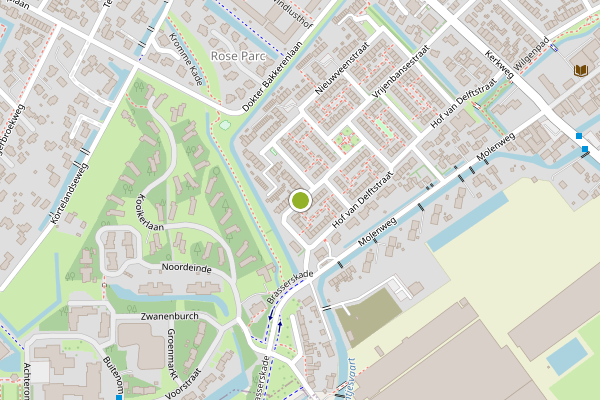 Ambulance-melding op President Kennedystraat, Nootdorp op 4 juni, kaart-overzicht
