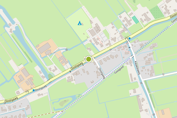 Ambulance-melding op Oostgaag, Maasland op 4 juni, kaart-overzicht