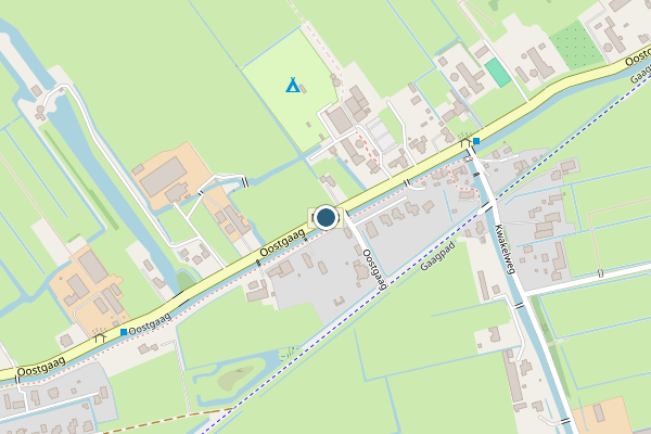 Politie-melding op Oostgaag, Maasland op 4 juni, kaart-overzicht