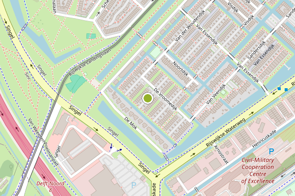 Ambulance-melding op De Vroomedijk, Den Haag op 4 juni, kaart-overzicht