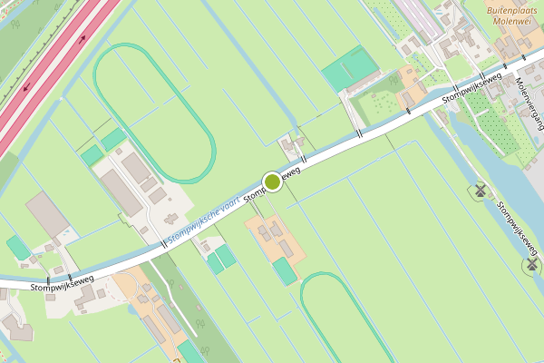 Ambulance-melding op Stompwijkseweg, Leidschendam op 4 juni, kaart-overzicht