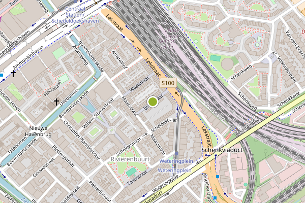 Ambulance-melding op IJsselstraat, Den Haag op 4 juni, kaart-overzicht