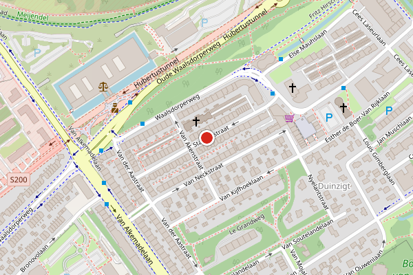 Brandweer-melding op Stalpertstraat, Den Haag op 4 juni, kaart-overzicht