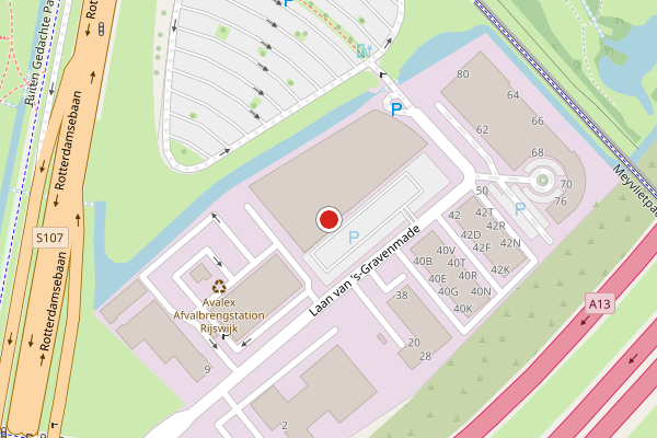 Brandweer-melding op Laan van 's-Gravenmade, Den Haag op 4 juni, kaart-overzicht