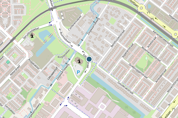 Politie-melding op Edisonstraat, Zoetermeer op 5 juni, kaart-overzicht
