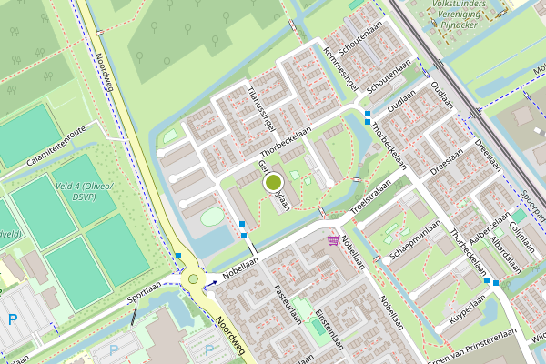 Ambulance-melding op Gerbrandylaan, Pijnacker op 5 juni, kaart-overzicht