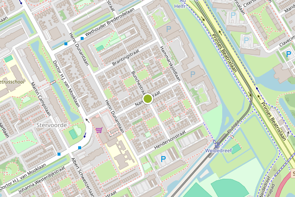 Ambulance-melding op Nansenstraat, Rijswijk op 5 juni, kaart-overzicht
