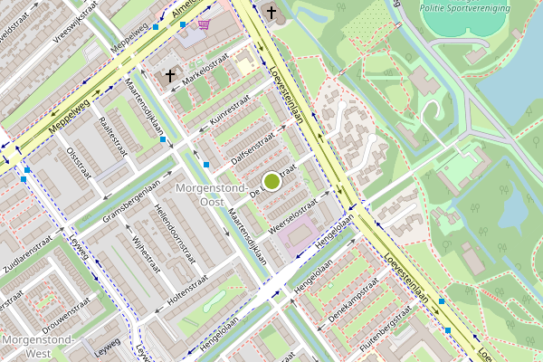 Ambulance-melding op De Luttestraat, Den Haag op 5 juni, kaart-overzicht