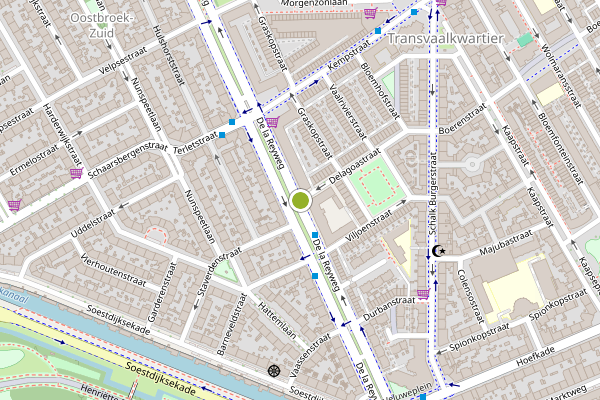 Ambulance-melding op Delagoastraat, Den Haag op 5 juni, kaart-overzicht