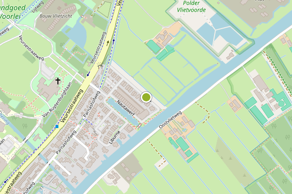 Ambulance-melding op Nautawerf, Leidschendam op 5 juni, kaart-overzicht