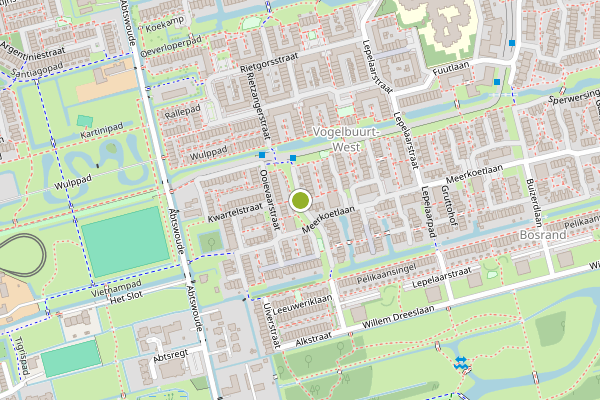 Ambulance-melding op Steltloperstraat, Delft op 5 juni, kaart-overzicht