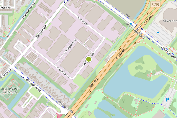 Ambulance-melding op Wiltonstraat, Zoetermeer op 5 juni, kaart-overzicht
